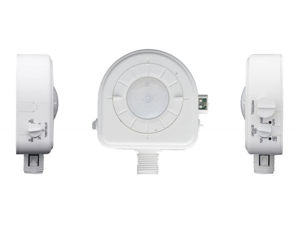 PIR Fixture Mount High Bay Sensor with Integrated Light Sensor and Three Interchangeable Lenses